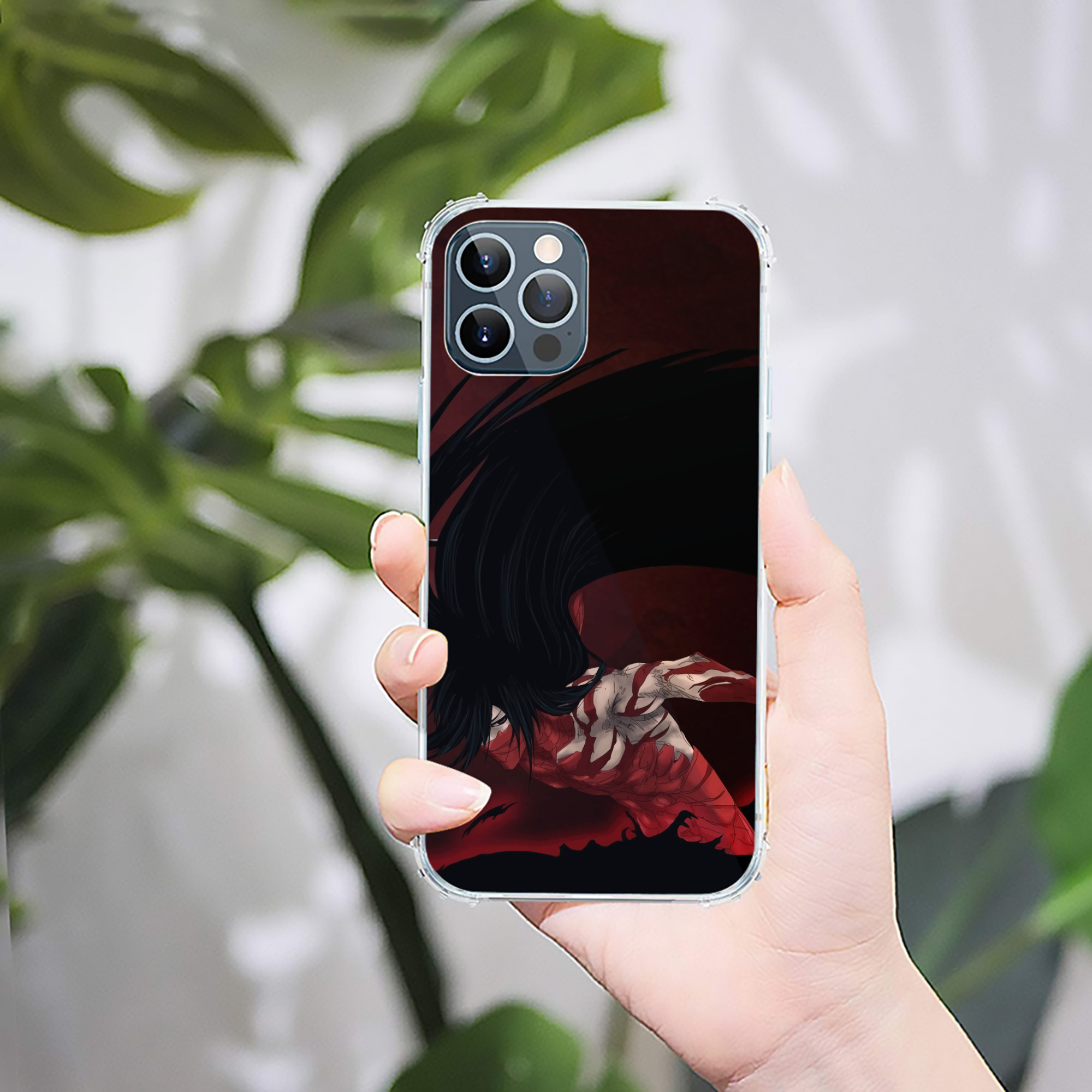 （画像用） ブリーチ BLEACH 【iPhone 12シリーズ対応】透明スマホケース（クリアソフトケース）